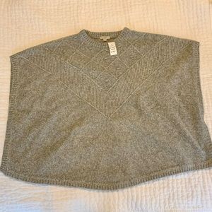 NWT Loft Poncho Sweater